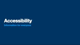 Introduction to accessibility