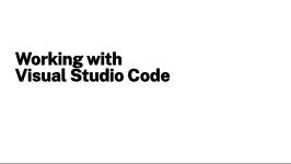 File management in VSCode